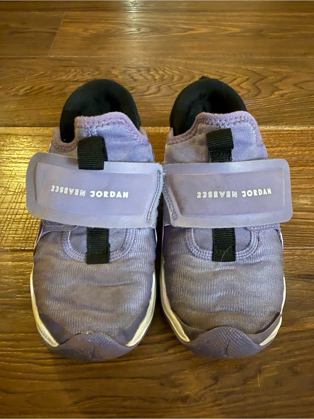 Jordan Kids' Lavender Hook-and-Loop Slip-On Sneakers